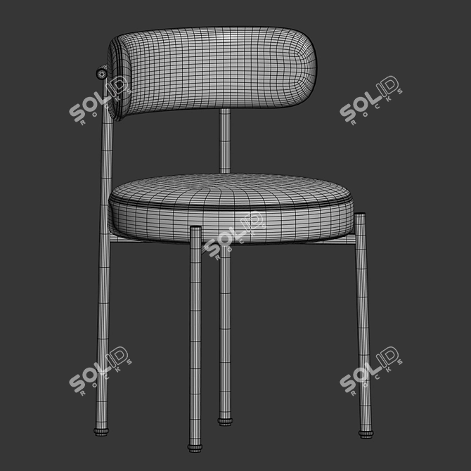 Modern Giotto Chair Design 3D model image 5