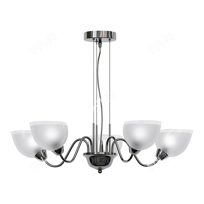 Elegant Lumion Alora Chandelier 3D model image 1