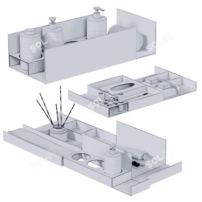 Drawer Divider System: Antonio lupi 3D model image 7