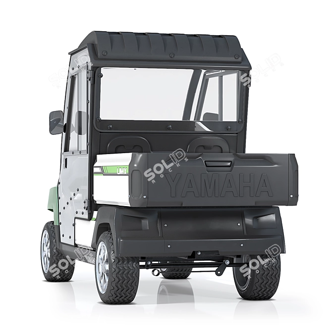 Yamaha UMAX CAB Golf Cart 3D model image 4