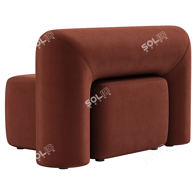 Modern Moss Artu Sofa 82x130 3D model image 6