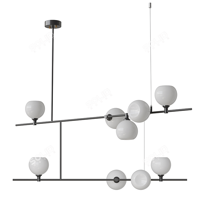 Modern Corner Coachella Table 3D model image 1