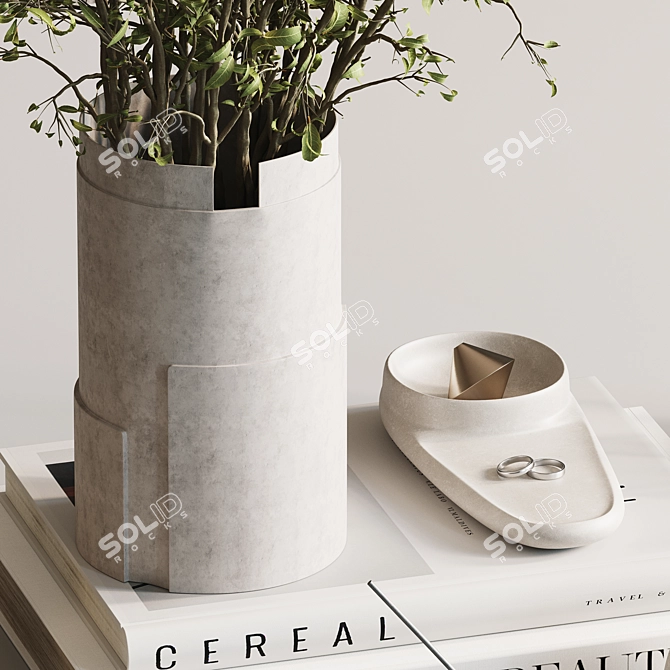 Elegant Decor Set H97 3D model image 3