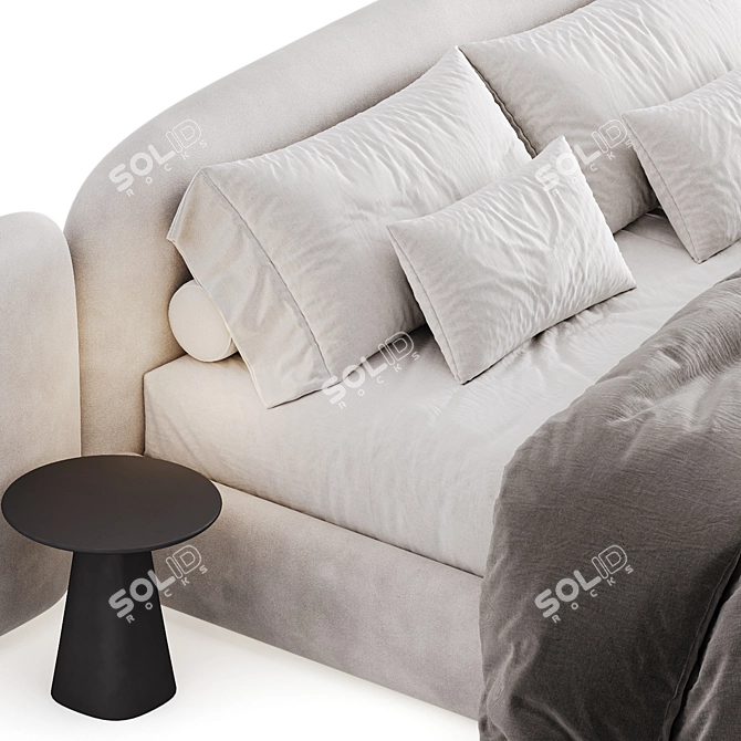 Modern VAO Bed by Paolo Castelli 3D model image 4