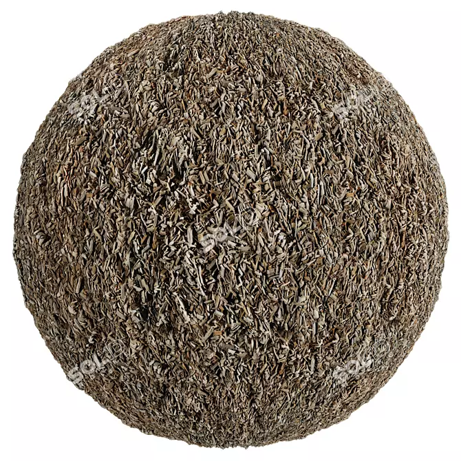  Wood Chip Mulch Texture Set 3D model image 4