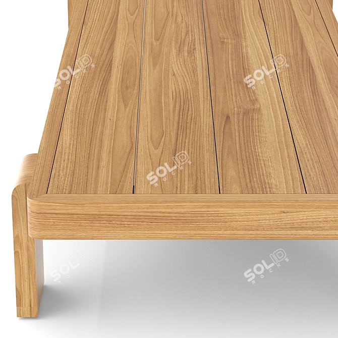 Stylish RH Vigo Coffee Table 3D model image 2