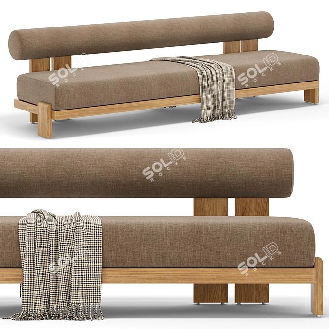 Elemental Vigo Outdoor Sofa 3D model image 1