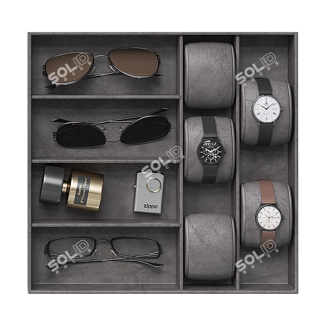 Men's Accessory Organizer Kit 3D model image 3