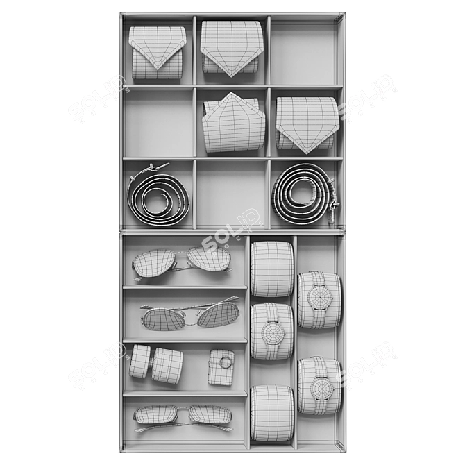 Men's Accessory Organizer Kit 3D model image 5