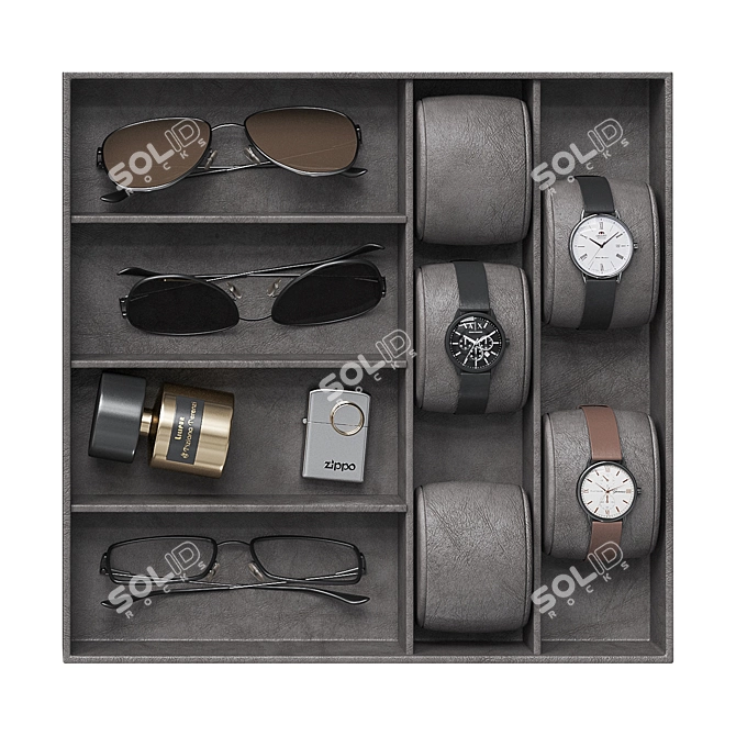 Men's Accessory Organizer Kit 3D model image 7