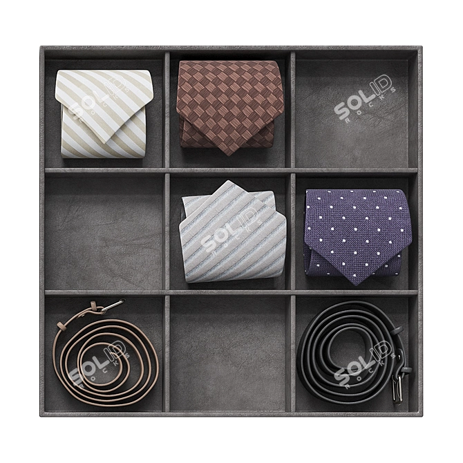 Men's Accessory Organizer Kit 3D model image 9