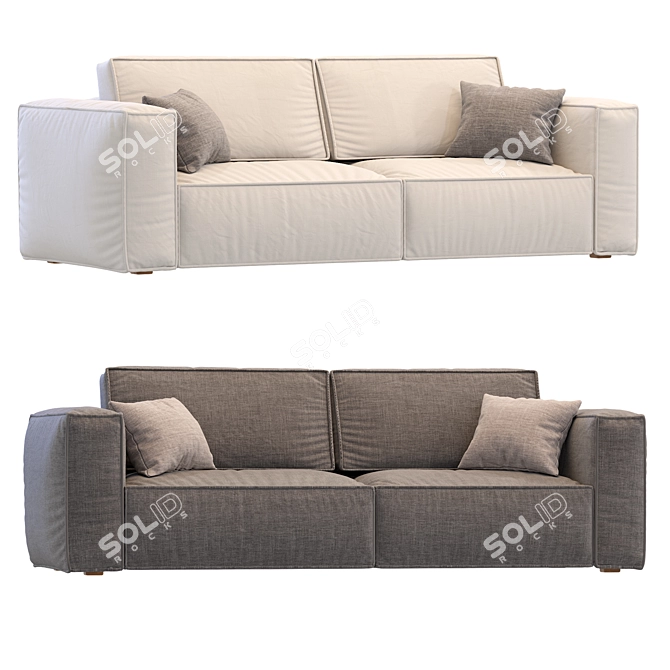 Modern Ebi Sofa Design 3D 3D model image 1