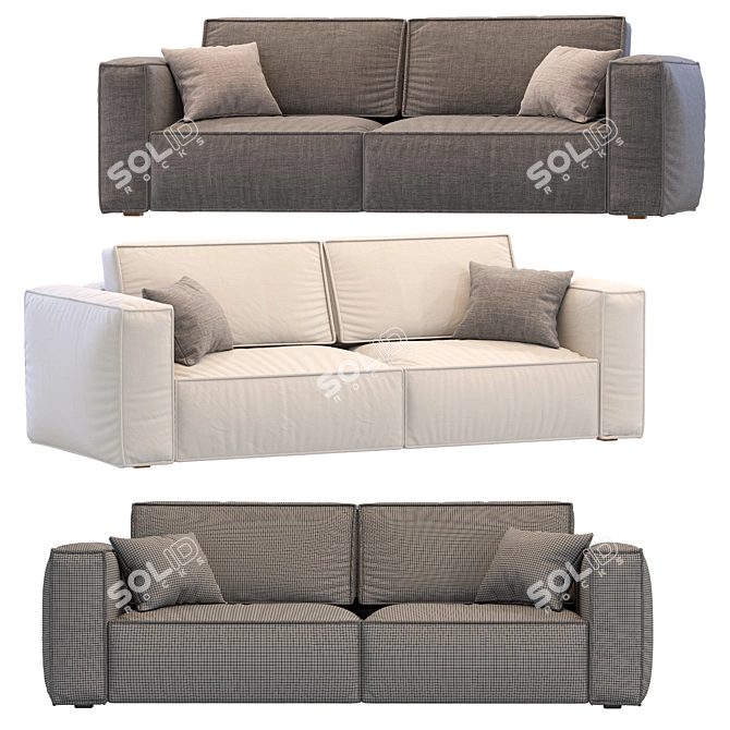 Modern Ebi Sofa Design 3D 3D model image 4