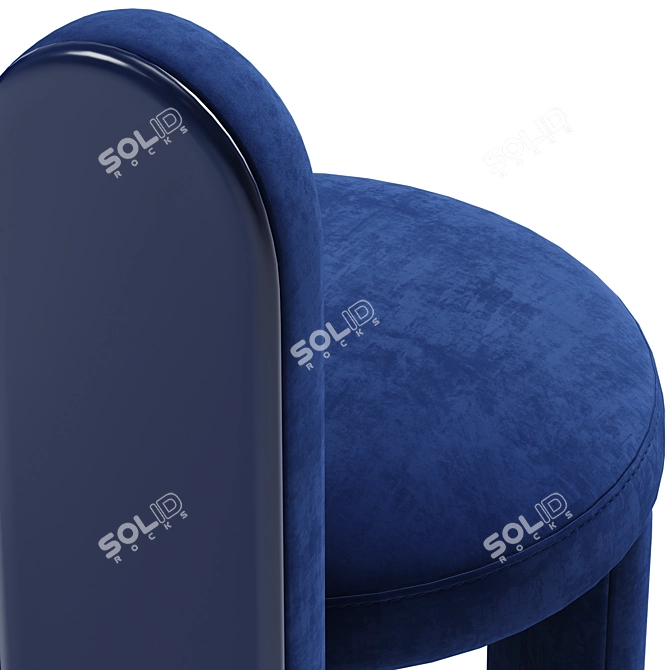 Sleek Glazy Chair #008 3D model image 3