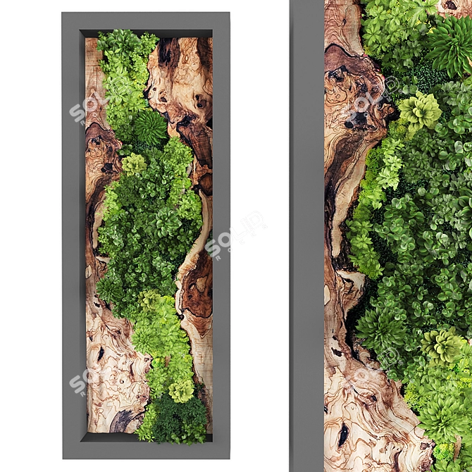 Compact Vertical Garden Kit 3D model image 1