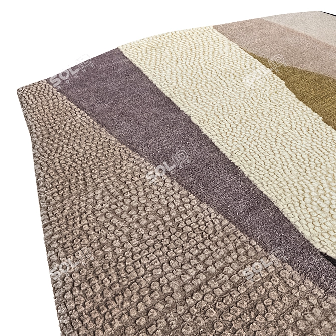 Luxury 3 in 1 Carpet Set. 3D model image 6