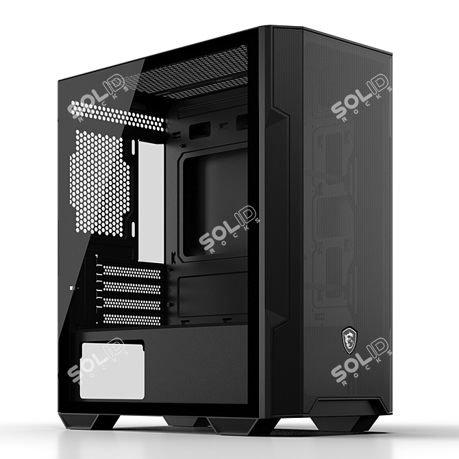 MSI MAG Forge M100R Mini-Tower 3D model image 1