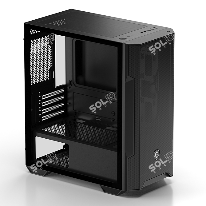 MSI MAG Forge M100R Mini-Tower 3D model image 2