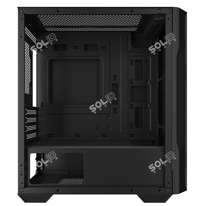 MSI MAG Forge M100R Mini-Tower 3D model image 4