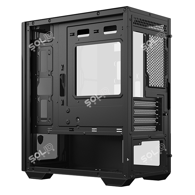 MSI MAG Forge M100R Mini-Tower 3D model image 5