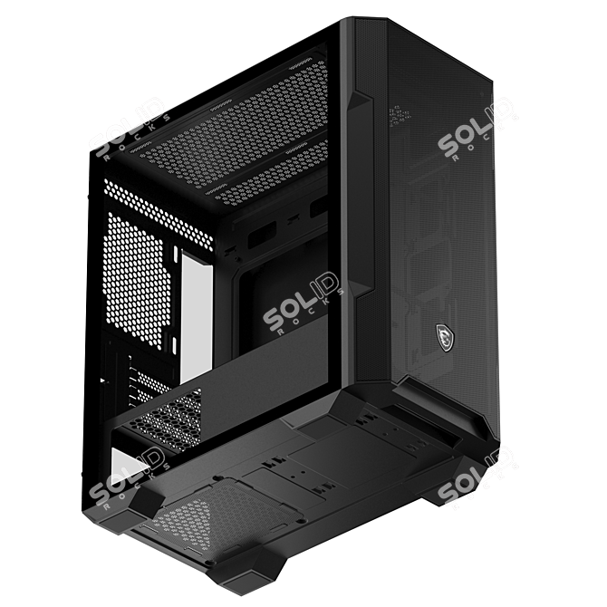 MSI MAG Forge M100R Mini-Tower 3D model image 6