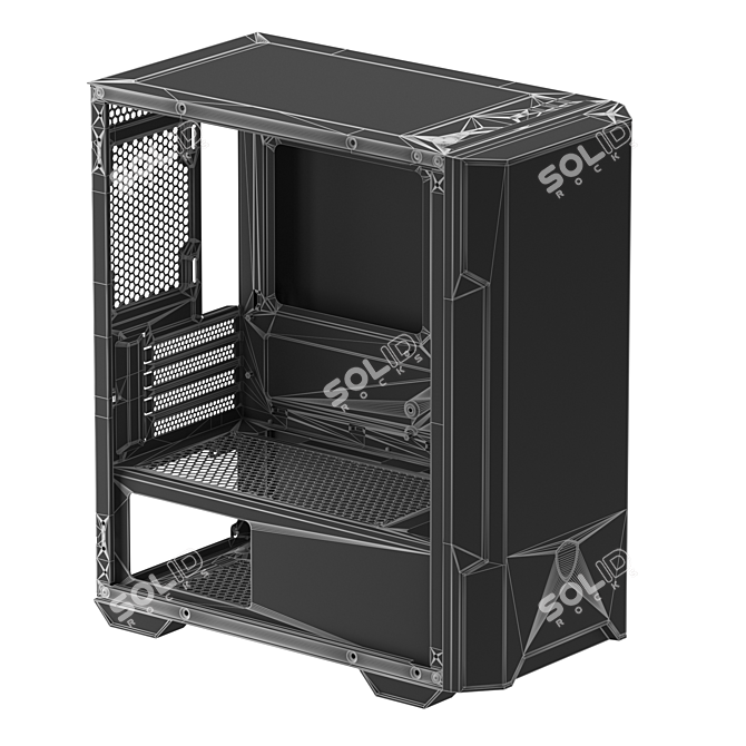 MSI MAG Forge M100R Mini-Tower 3D model image 7