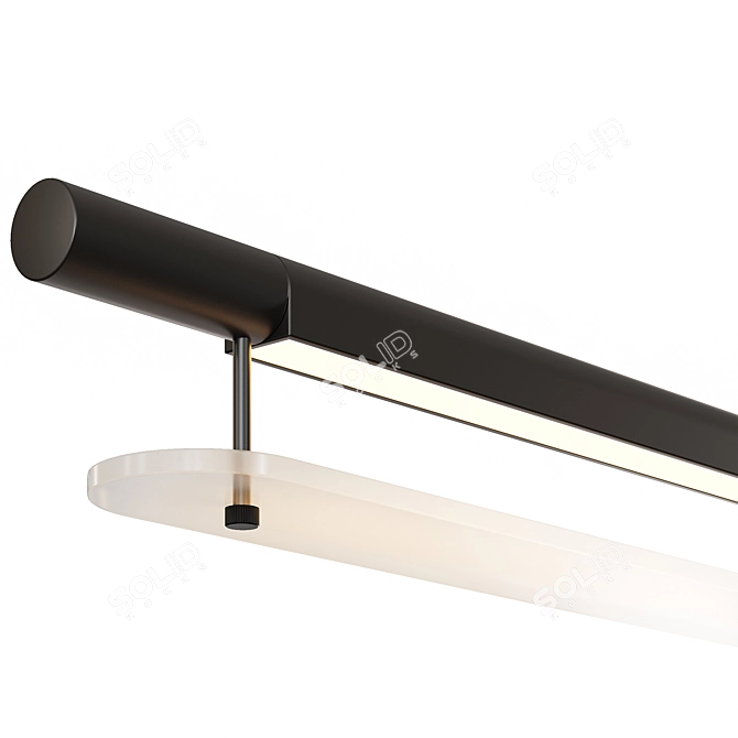 Dalí Adjustable Pendant Light 3D model image 3