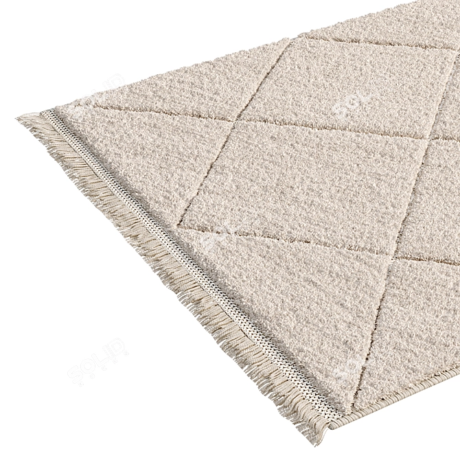 Tonia Berber-style Rug Collection 3D model image 2