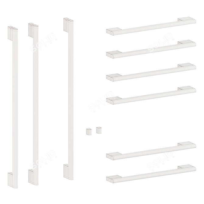 CEA Sixty Towel Warmers 3D model image 10