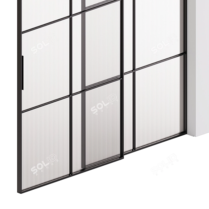 Stylish PIU Sliding Doors for Modern Interiors 3D model image 4