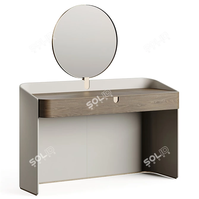 Elegant Suite Dressing Table 3D model image 2