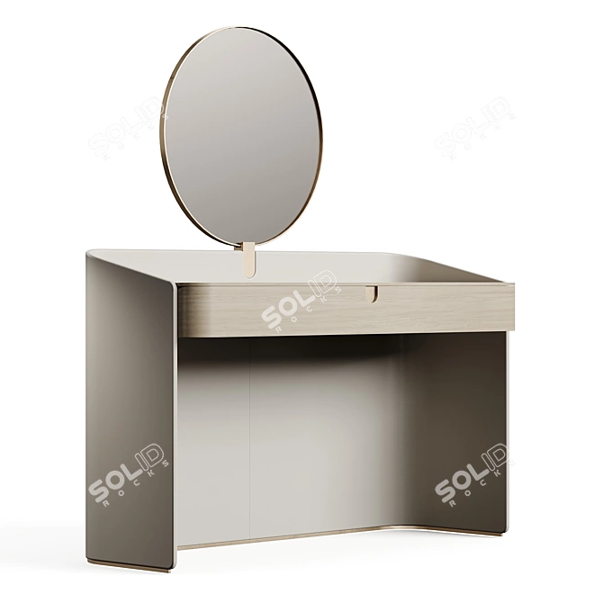 Elegant Suite Dressing Table 3D model image 3