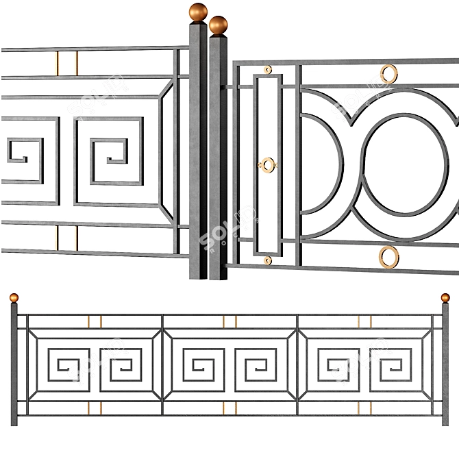 BorderGuard Fence 2.0 3D model image 2