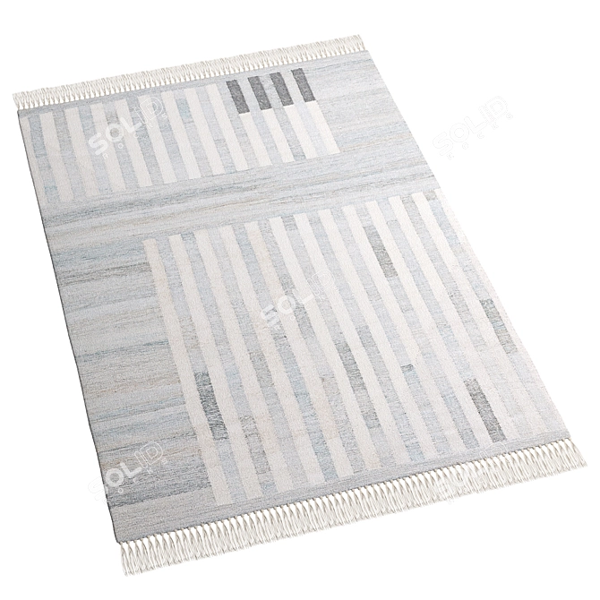 Eco-Chic Timoli Indoor Rug 3D model image 3