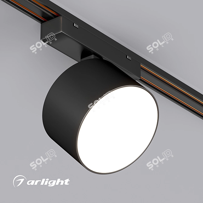 MAG-VIBE Rondo 10W Magnetic Track Light 3D model image 1