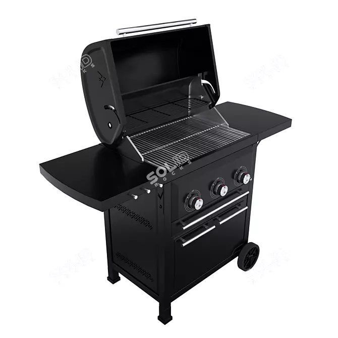 Vermont Castings Gas Grill, BBQ. 3D model image 4