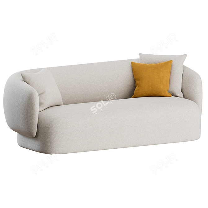 Marelli Noah Sofa: Elegant Comfort 3D model image 7