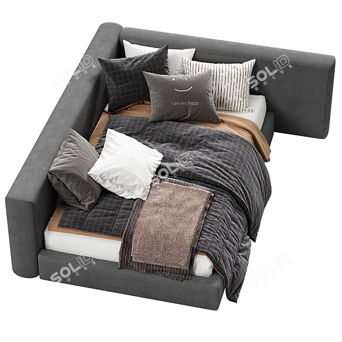 BOCA MINI BED 419 Sofa-Bed 3D model image 2