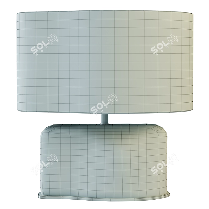 Sculpted Form Table Lamp 3D model image 5