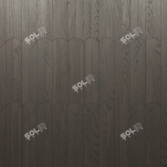 Modular Parquet Ritma in Oak Wood 3D model image 4