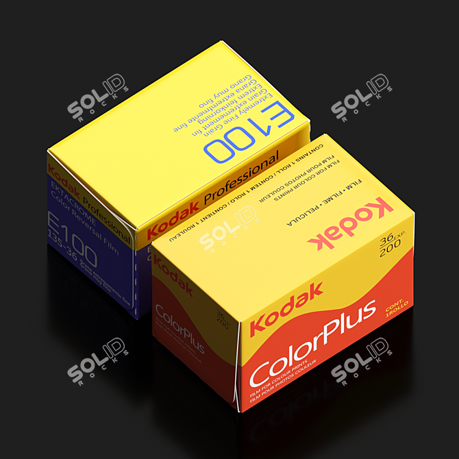 Film Photography Assorted 35mm Set 3D model image 2