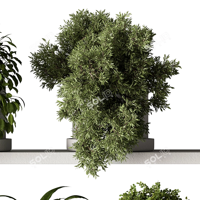 Leafy Oasis - Hanging Jungle Vibe 3D model image 6