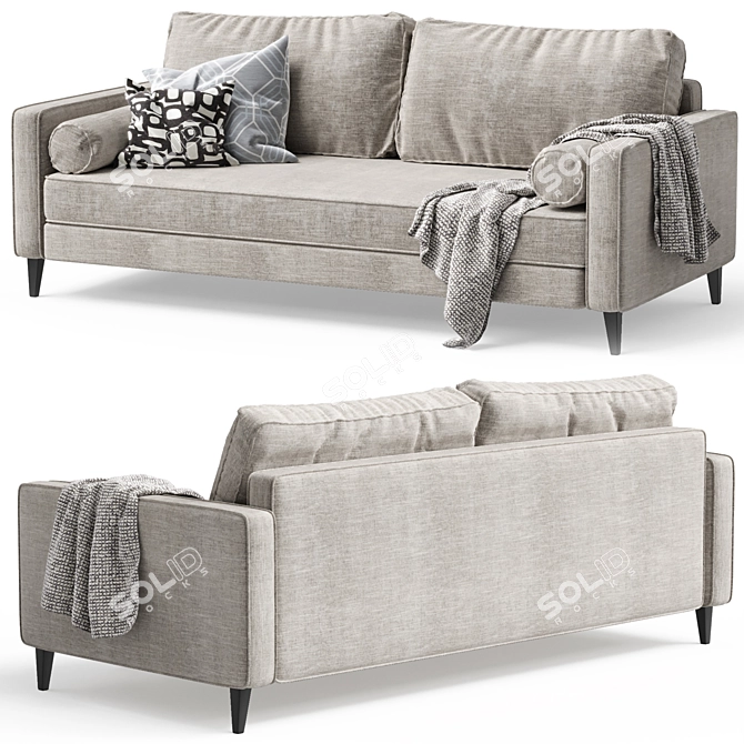 Irvin Sofa Set: Modern Elegance 3D model image 3