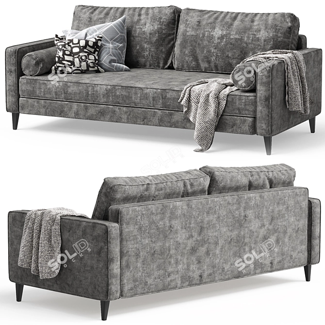 Irvin Sofa Set: Modern Elegance 3D model image 4