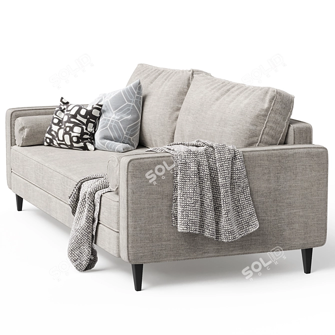 Irvin Sofa Set: Modern Elegance 3D model image 5