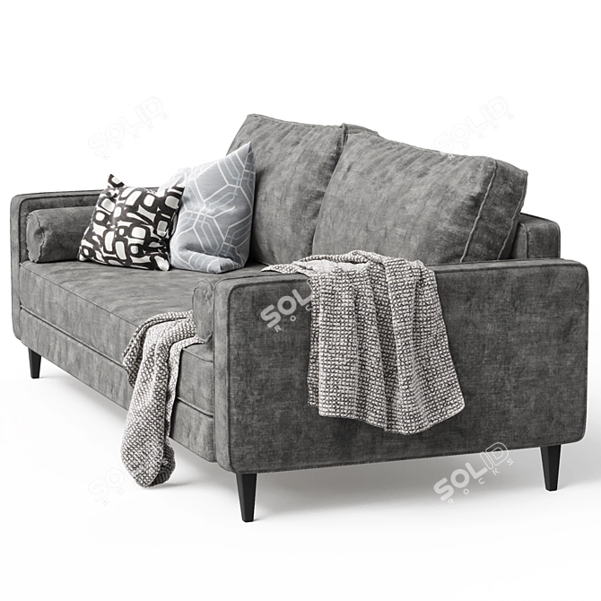 Irvin Sofa Set: Modern Elegance 3D model image 6