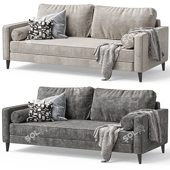 Irvin Sofa Set: Modern Elegance 3D model image 8