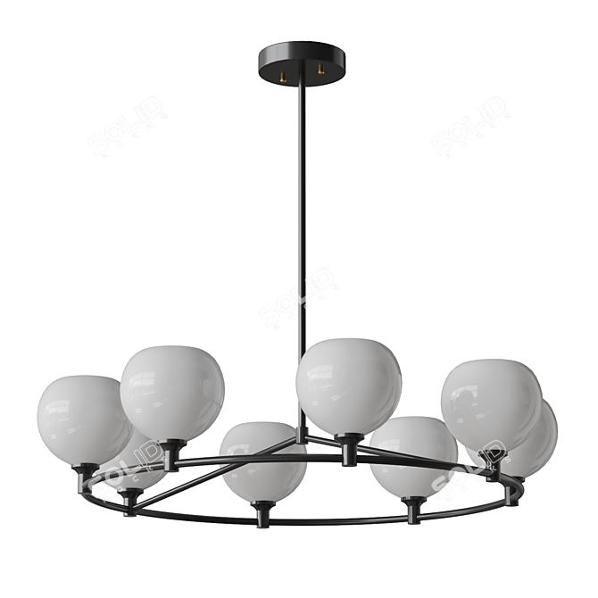 Modern Design Coachella Round Chandelier 3D model image 3