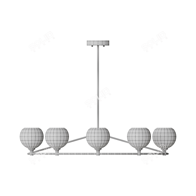 Modern Design Coachella Round Chandelier 3D model image 5