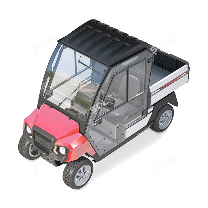 Yamaha Golf UMAX CAB Red 3D model image 6